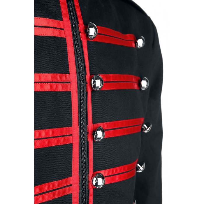 1-3-700x700-1.jpg Men Military Jacket Steampunk Red Parade Marching Drummer Jacket – Next Kilt