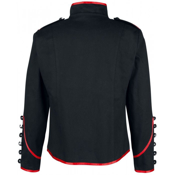 1-5-700x700-1.jpg Men Military Jacket Steampunk Red Parade Marching Drummer Jacket – Next Kilt