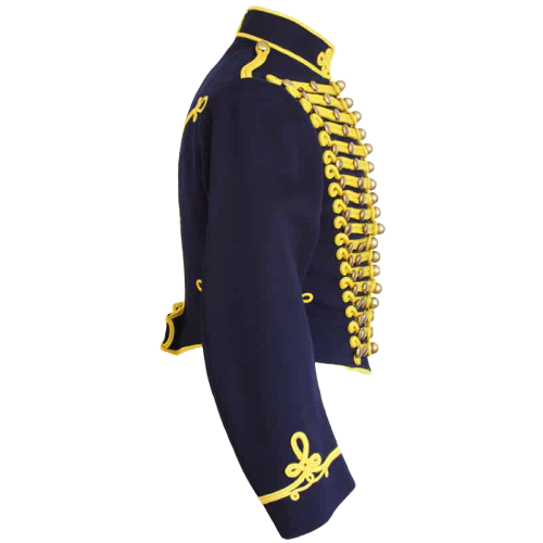 Gloucestershire_Hussars_Tunic_03-removebg-preview.png GLOUCESTERSHIRE Napoleonic HUSSARS UNIFORM Tunic Jacket – Next Kilt