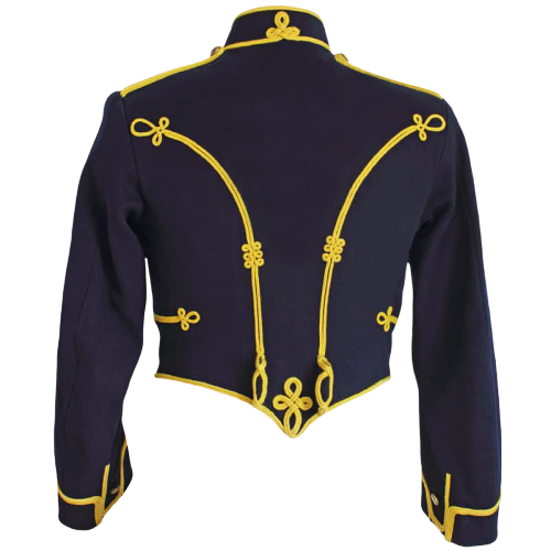 Gloucestershire_Hussars_Tunic_05-removebg-preview.png GLOUCESTERSHIRE Napoleonic HUSSARS UNIFORM Tunic Jacket – Next Kilt