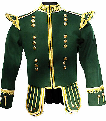 Green-Pipe-Band-Doublet-100-wool-high-quality.jpg Green Pipe Band Doublet 100 wool high quality – Next Kilt
