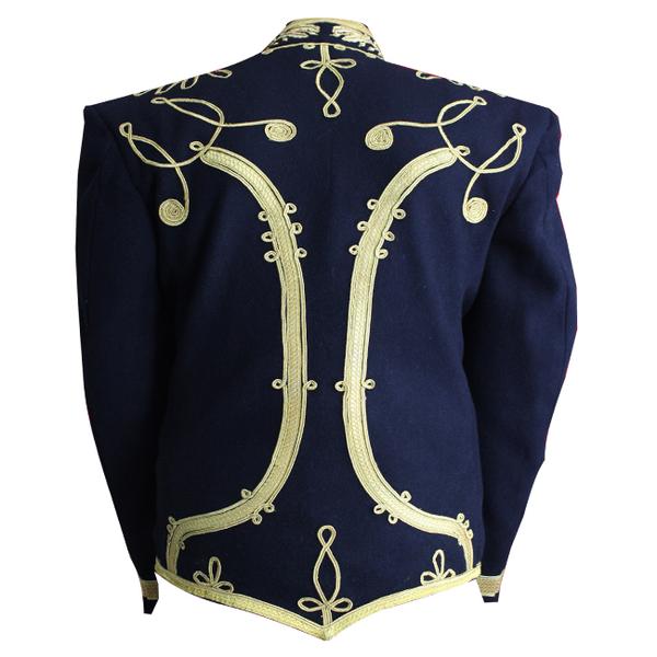 Jacket-789.jpg Hussars Military Dolman Gilt Braid Collar and Aiguillette – Next Kilt