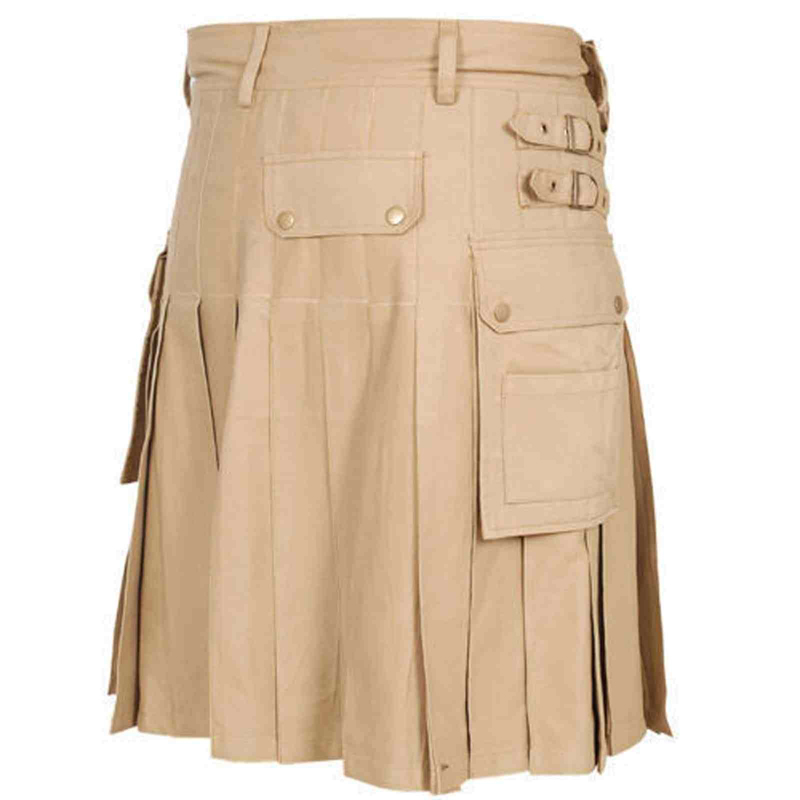 Khaki-Beige-Utility-Kilt-1.jpg Beige Utility Kilt – Next Kilt