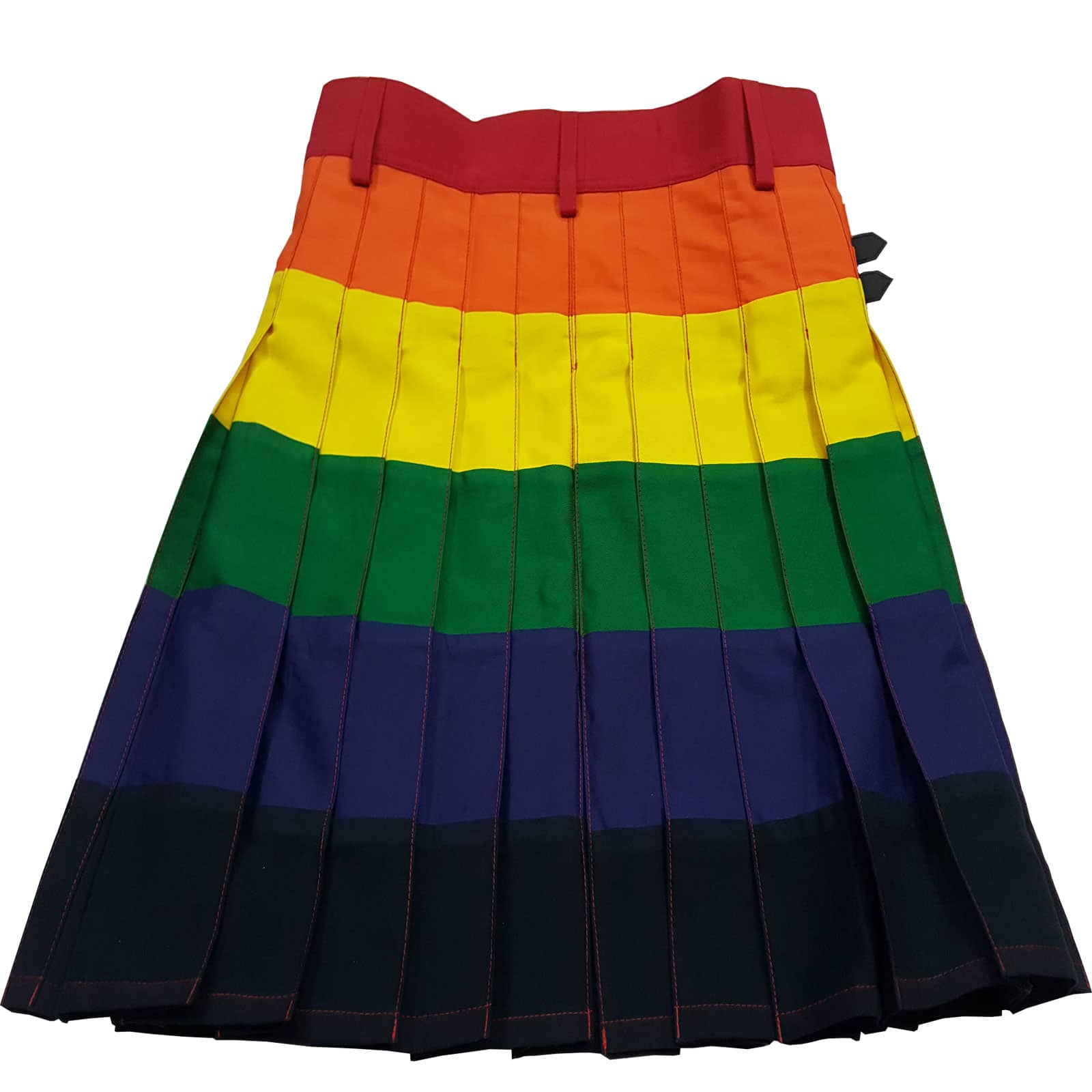 LGB-Rainbow-Kilt-pleats.jpg LGB Gay Pride Rainbow kilt for Men (Utility kilts Fashion) – Next Kilt