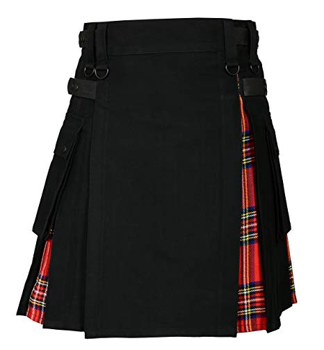 Men-s-Hybrid-Utility-Kilt-Black-Royal-Stewart-Tartan02.jpg Men 's Hybrid Utility Kilt Black & Royal Stewart Tartan – Next Kilt