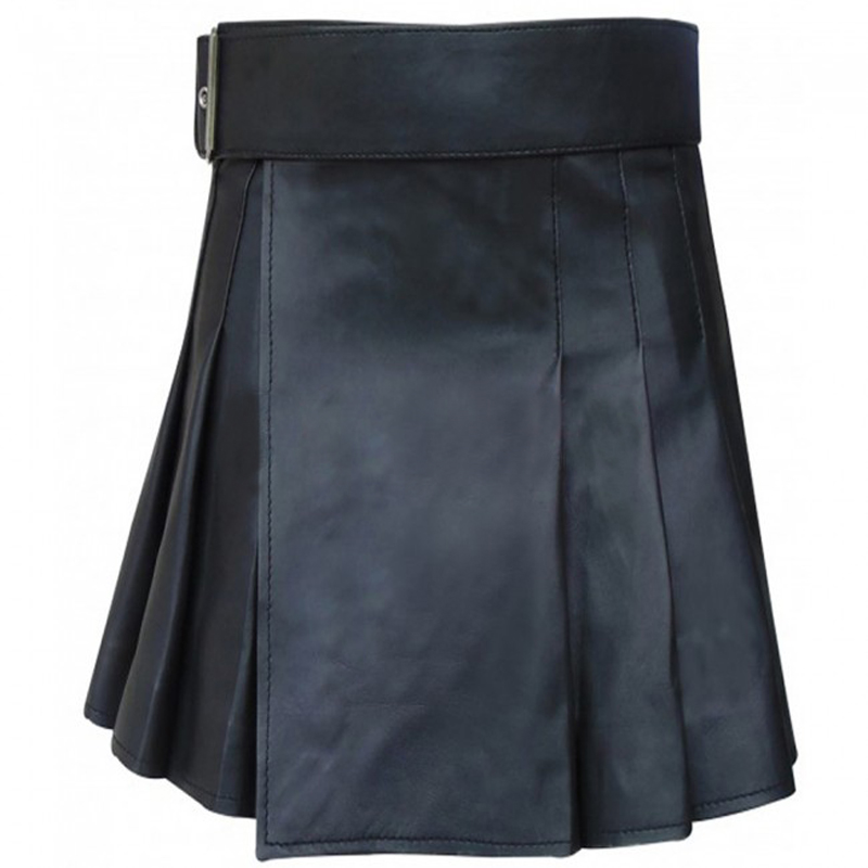 black-leather-kilt-1.jpg Women sexy Leather Kilt – Next Kilt