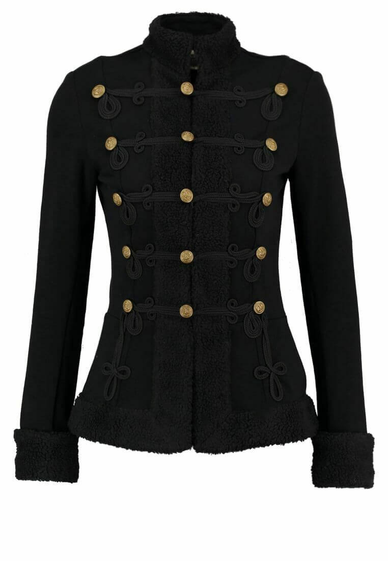 hamza-78896.jpg New Black Ladies Fur and Wool Coat Braid Jacket – Next Kilt