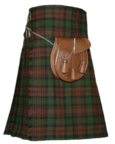 kilt-8.jpg Traditional Brown Watch Tartan kilt Custom Made Leather Strap – Next Kilt