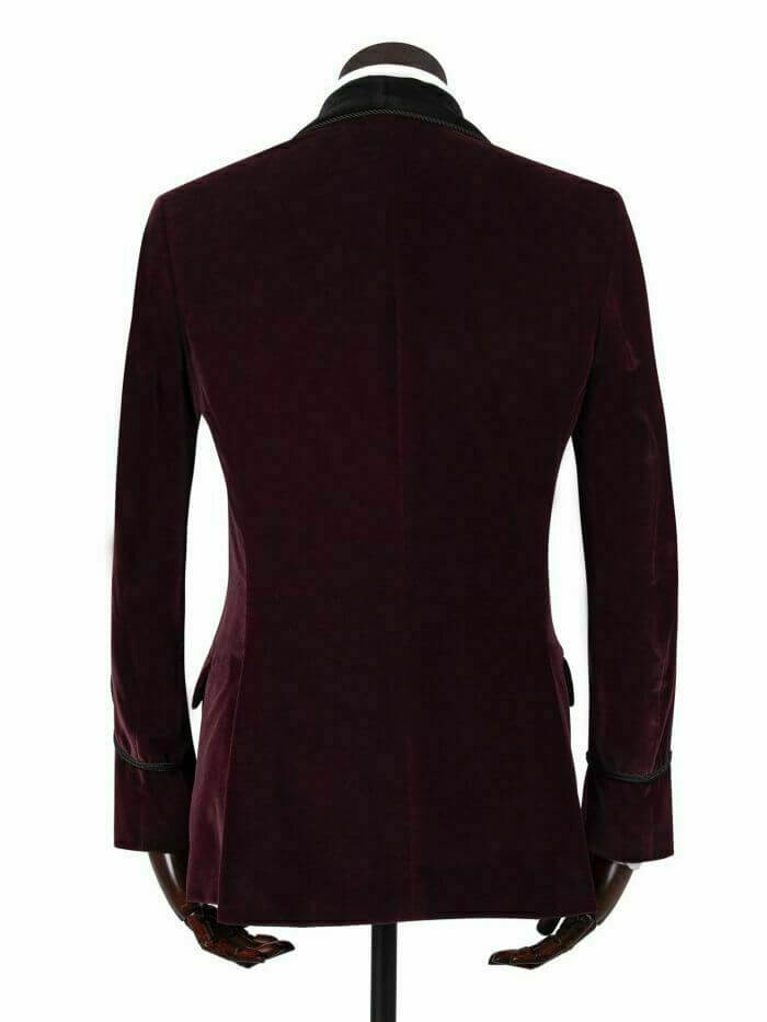 s-l1600-1-12.jpg Men's Maroon Vintage Velvet Smoking Jacket with Shawl Collar Dinner Jacket – Next Kilt