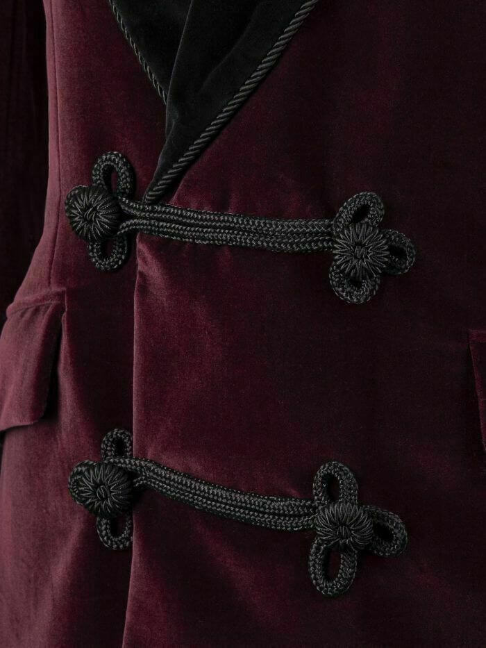 s-l1600-7-3.jpg Men's Maroon Vintage Velvet Smoking Jacket with Shawl Collar Dinner Jacket – Next Kilt