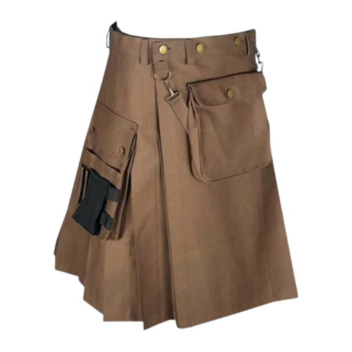 Brown Deluxe Utility Kilt