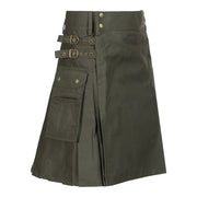 OLIVE UTILITY KILT